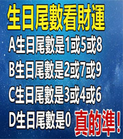 周口你的生日尾数是几？命运如何？